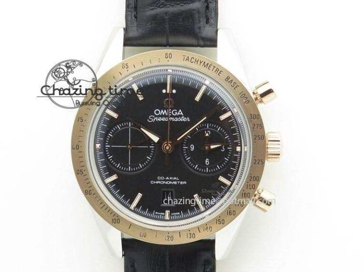 0705 ComfortFit Planet Ocean 45mm GMT DLC JHF Best Edition Black Dial On Rubber Strap A 8194